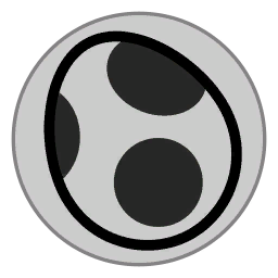File:MK8 Black Yoshi Emblem.png