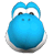 File:MSS Light-Blue Yoshi Character Select Mugshot.png