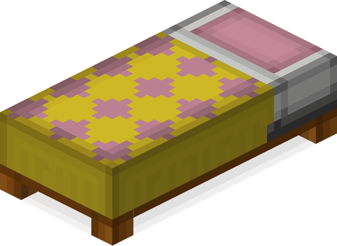 File:Minecraft Mario Mash-Up Bed Pink Render.png