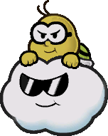 Sprite of Laki from Paper Mario: The Thousand-Year Door.