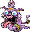 The splice of a cat and a bat, Catbat, is the fifth boss of the game.