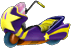 Icon of the Shooting Star for Time Trial records from Mario Kart Wii