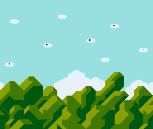File:SMW Green Mountains Background.png