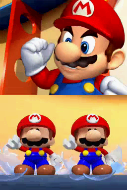File:Cutscene - Mario ready to get DK.png