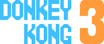 In-game logo of the Nintendo Entertainment System port of Donkey Kong 3