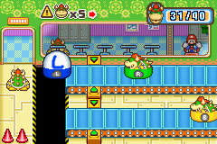 The Bowser mini-game, Koopa Kappa from Mario Party Advance