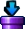 Sprite of a purple Warp Pipe entrance from course maps in Puzzle & Dragons: Super Mario Bros. Edition.