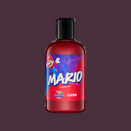 File:The Super Mario Galaxy Movie x Lush Mario Shower Gel Packshot.png