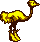 Sprite of a big Animal Token of Expresso from Donkey Kong Country for Game Boy Color
