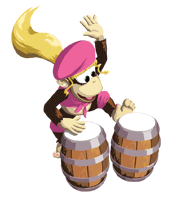 File:Dixie Kong Sticker.png