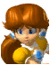 Artwork of Daisy from Mario Tennis (labeled "Test.bti"), seemingly a test image for suckable posters on the wall, based off the fact that the image's file name is located in "game_usa.szp".