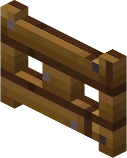 File:Minecraft Mario Mash-Up Jungle Fence Gate Render.png