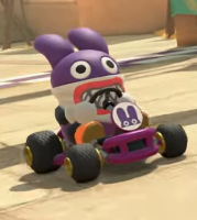 Nabbit in Mario Kart World