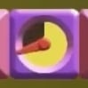 A purple Timer-Switch in Super Mario Bros. Wonder.