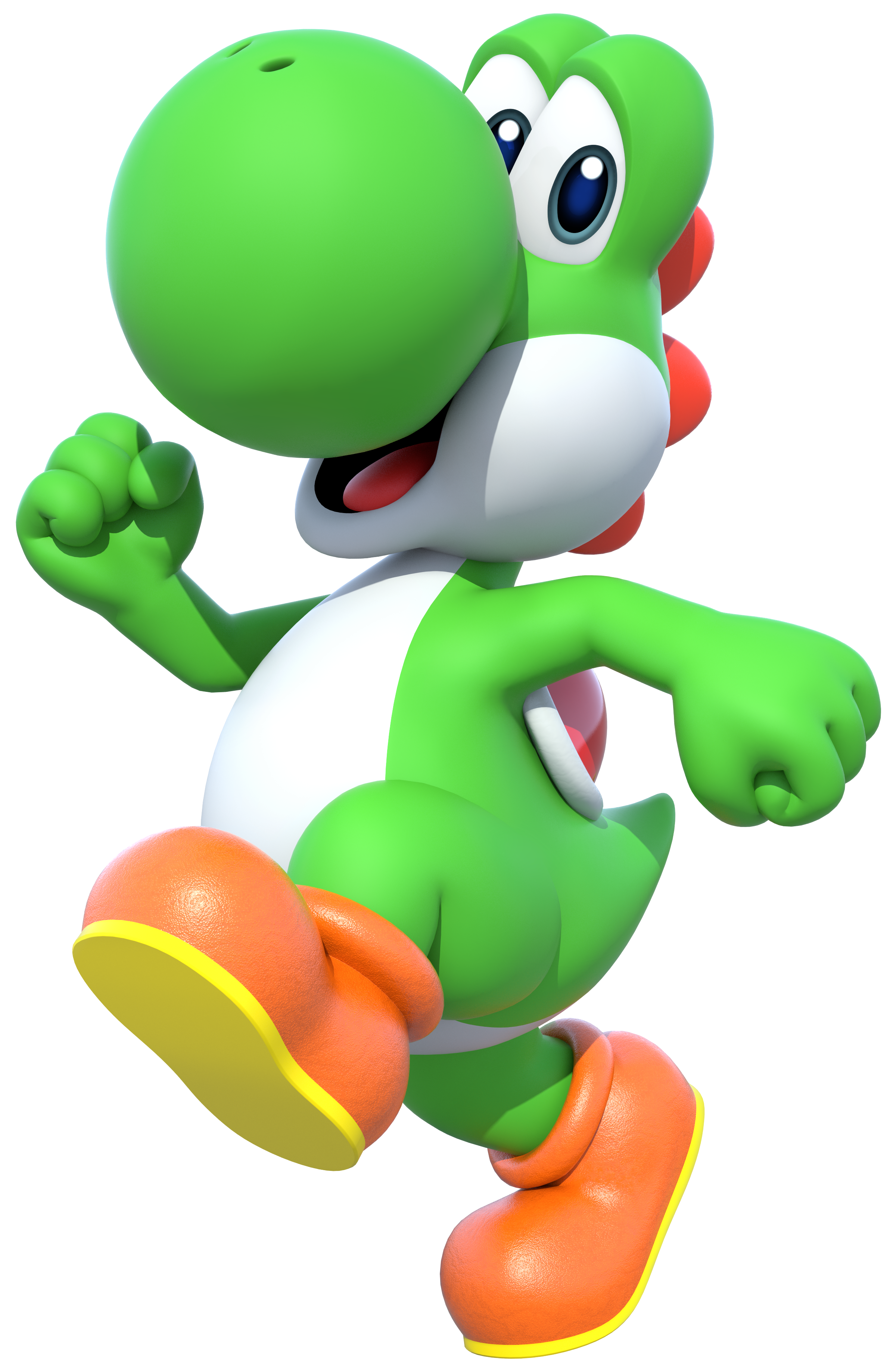 Artwork of Yoshi in Mario Party 10 (also used in Super Mario Party and Mario Kart Tour)