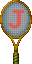 Donkey Kong Jr's racket from Mario Tennis.