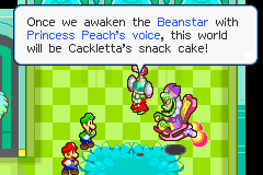 Cackletta and Fawful have obtained both Princess Peach's voice and the Beanstar.
