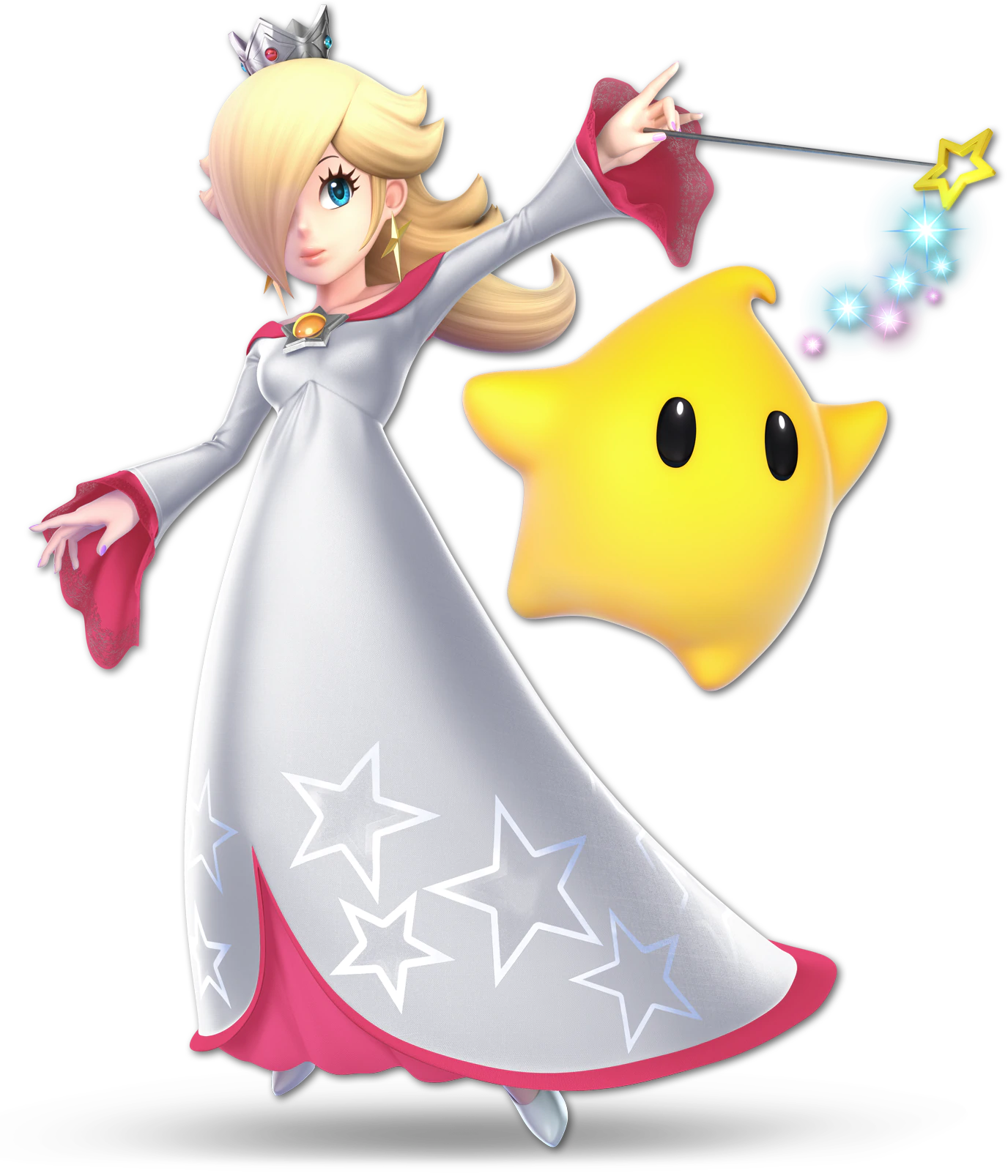 File:Rosalina White SSBU.png - Super Mario Wiki, the Mario encyclopedia