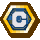 Sprite of the Charge badge in Paper Mario: The Thousand-Year Door.