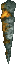 Sprite of a stalactite from Donkey Kong Country for Game Boy Advance