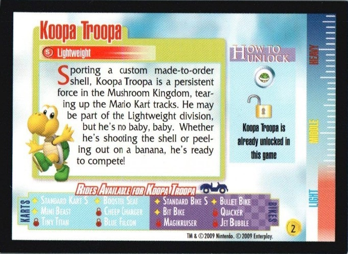 File:MKWii Koopa Troopa Trading Card Back.jpg