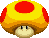 Sprite of a Mega Mushroom from Mario & Luigi: Bowser's Inside Story + Bowser Jr.'s Journey.
