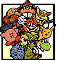 The default cast of Super Smash Bros.