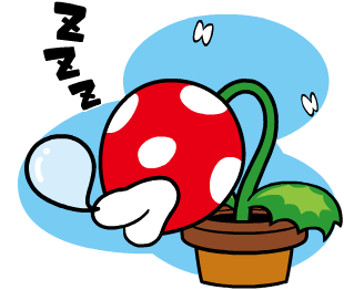 File:Sleeping Piranha Plant - Super Mario Sticker.gif