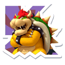 Sticker of Bowser from Mario & Sonic at the London 2012 Olympic Games
