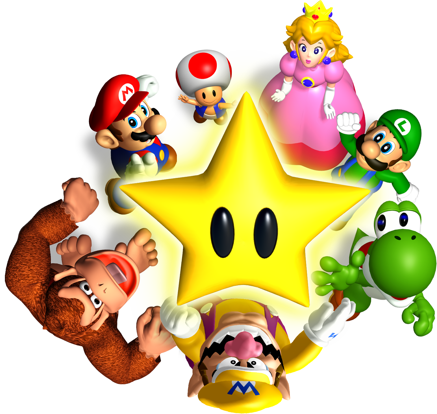 File:Star Group Artwork - Mario Party.png - Super Mario Wiki, the Mario ...
