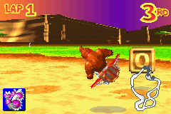 Screenshot of a letter in Diddy Kong Pilot's 2003 build