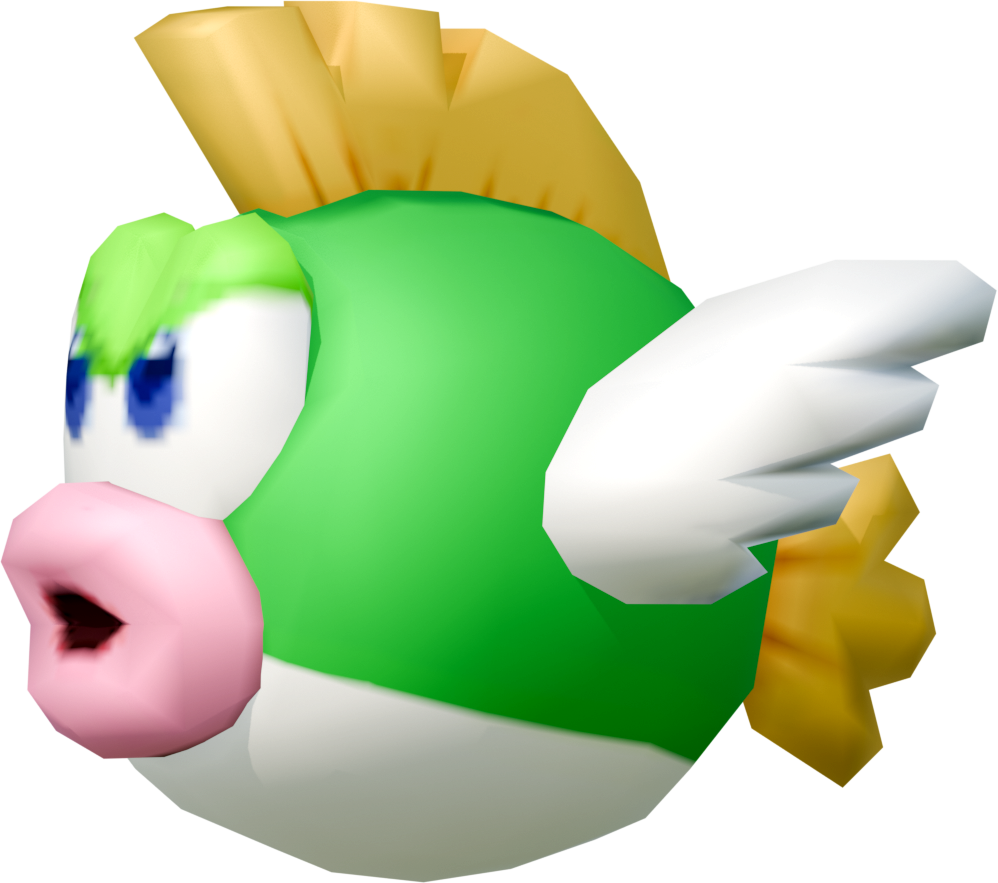 File:NSLU Asset Model Deep Cheep.png - Super Mario Wiki, the Mario ...