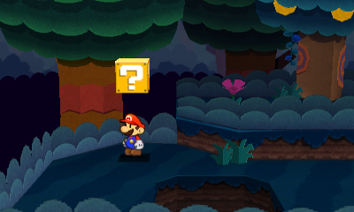 Second ? Block in Holey Thicket of Paper Mario: Sticker Star.