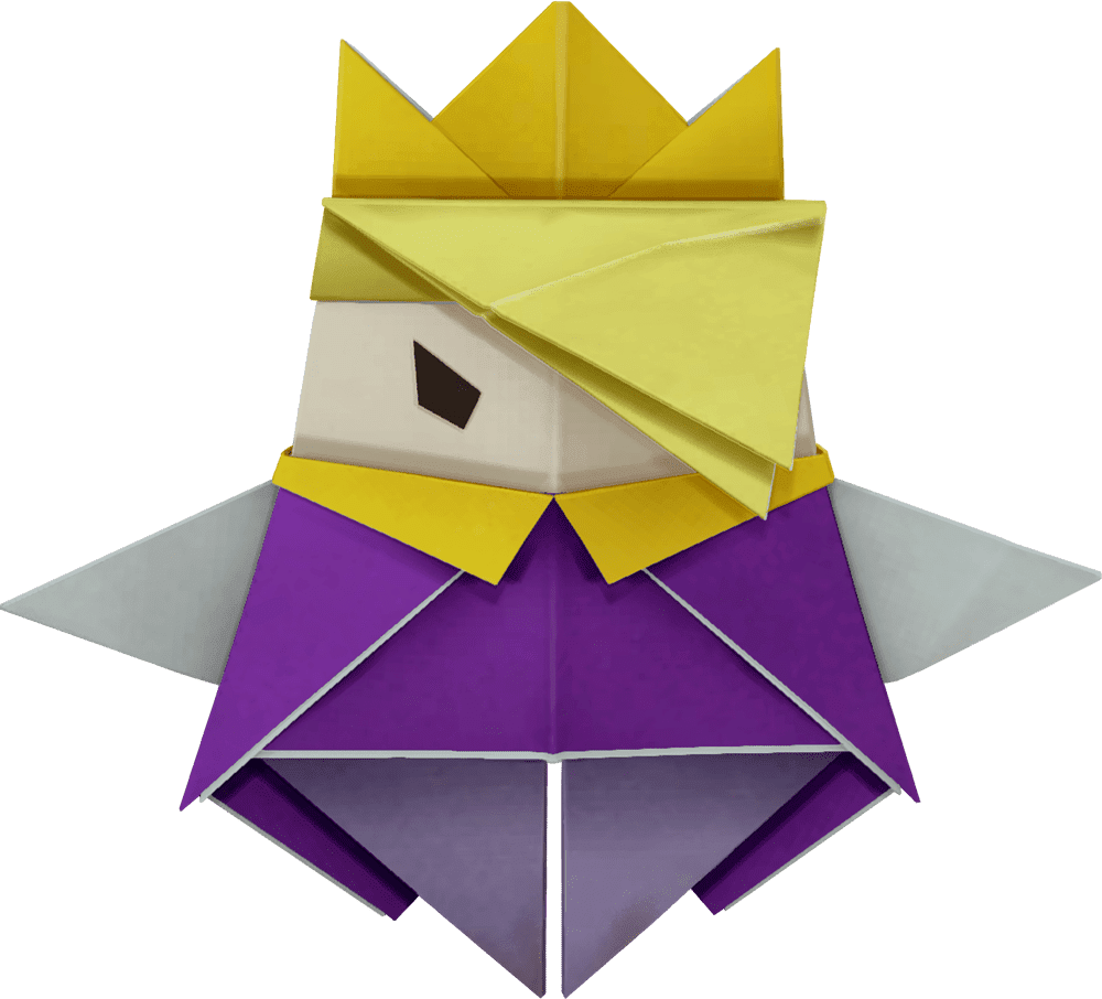 Paper mario origami king. King Olly. Пейпер Марио оригами Кинг. Paper Mario Origami King Olly Origami.