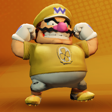 File:Wario (no gear, yellow) - Mario Strikers Battle League.png