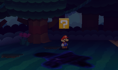 Third ? Block in Leaflitter Path of Paper Mario: Sticker Star.