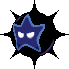 Sprite of the Dark Star portion of the Dark Star Core from Mario & Luigi: Bowser's Inside Story + Bowser Jr.'s Journey.