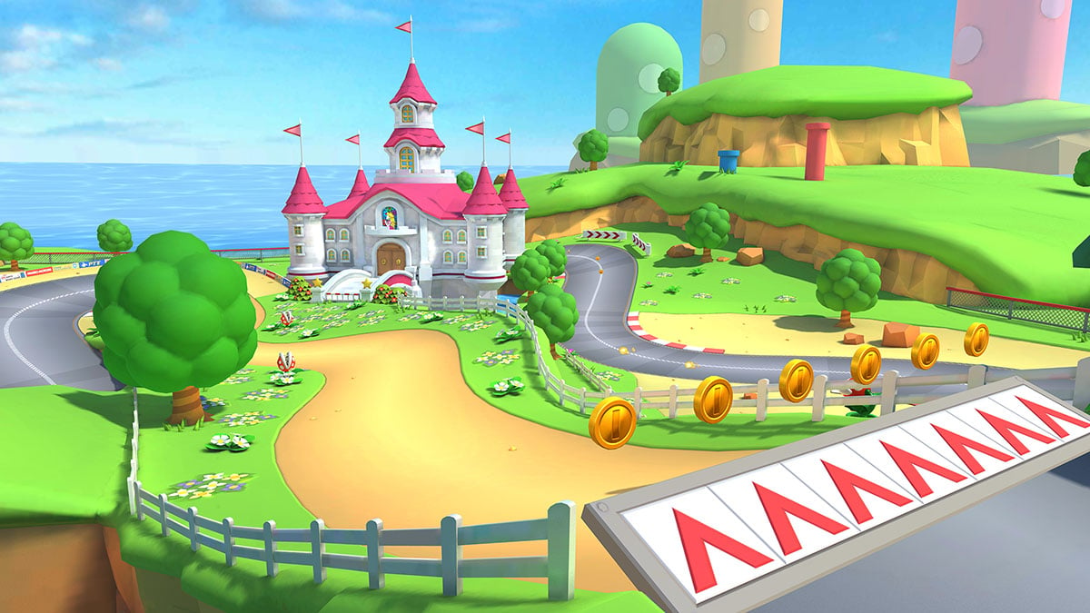 File:MKT DS Mario Circuit Peach Castle.jpg - Super Mario Wiki, the ...