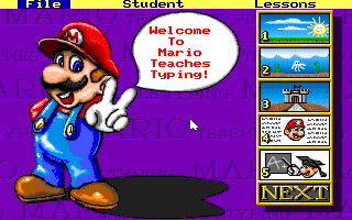 File:Mario Teaches Typing 1992 menu.png