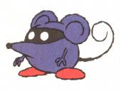 Official art of a Little Mouser for Super Mario World 2: Yoshi's Island