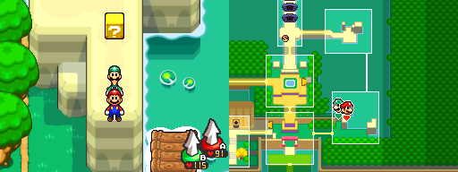 Seventh block in Toad Town of Mario & Luigi: Bowser's Inside Story.