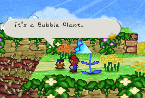 The Bubble Plant from Paper Mario.