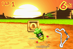 Screenshot of a letter in Diddy Kong Pilot's 2003 build