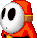 Icon of red Shy Guy from Mario Kart DS.