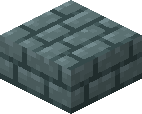 File:Minecraft Mario Mash-Up Deepslate Tile Slab Render.png