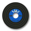 A blue record