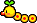 Sprite of a Squiggler from Mario & Luigi: Bowser's Inside Story