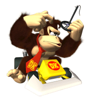 A sticker of Donkey Kong