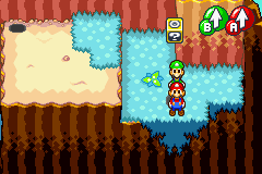 Fifteenth Block in Hoohoo Mountain of Mario & Luigi: Superstar Saga.
