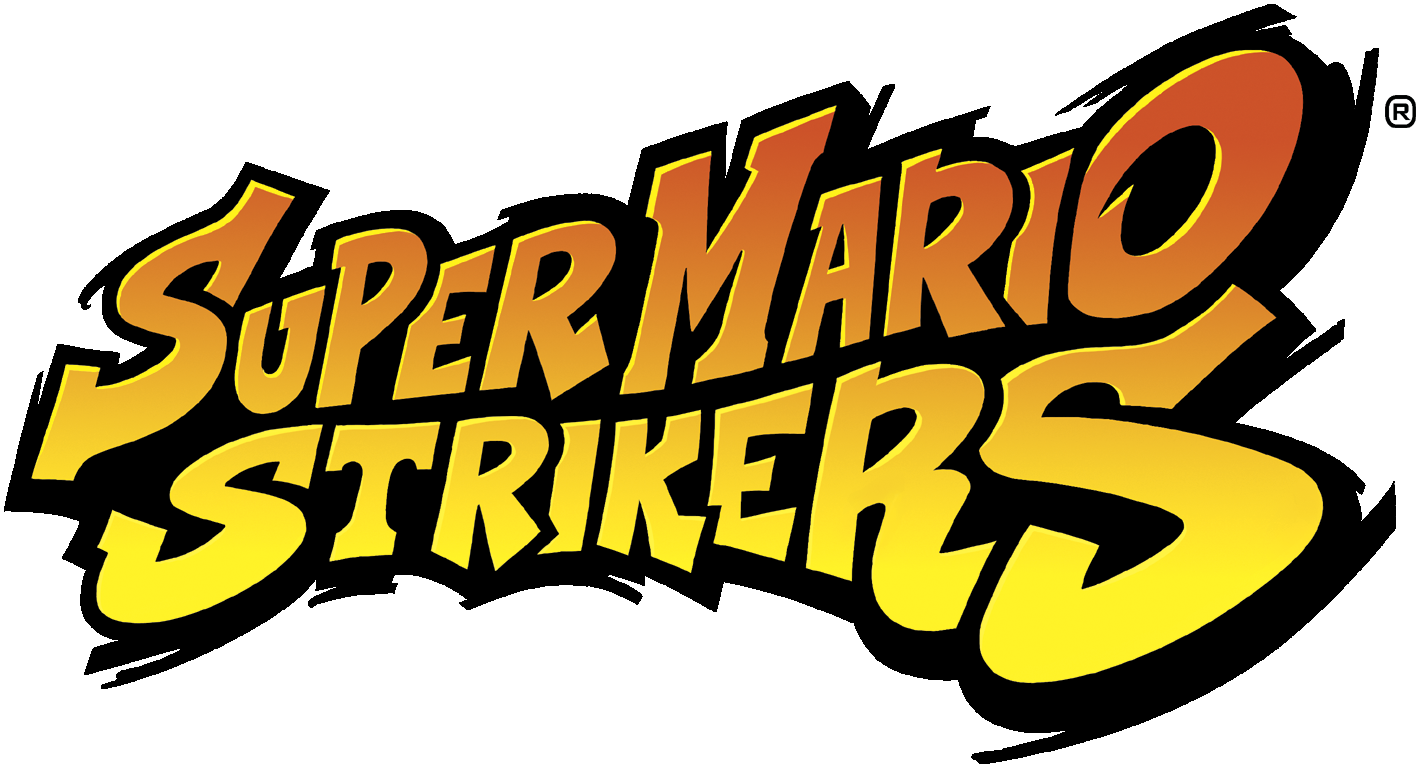 The logo for Super Mario Strikers.